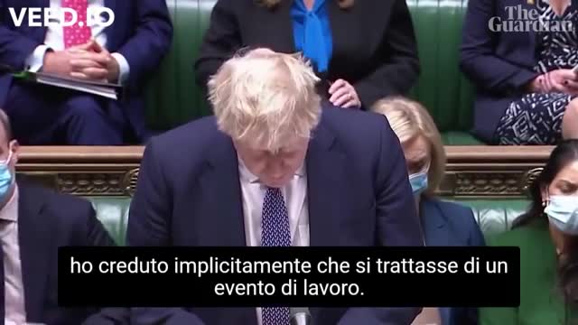 Party in piena pandemia, Boris Johnson si scusa: “Credevo fosse un impegno di lavoro”