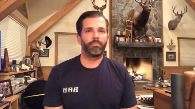 Don JR goes live