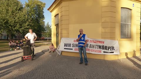 Demmin - Martin und Steffen zum Abschluß der Versammlung