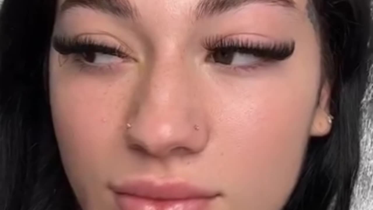 Bhad Bhabie gets her lashes done for the first time since giving birth