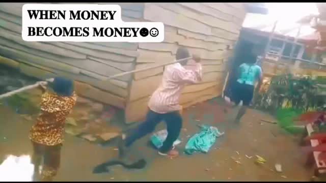 real fight scene trending video