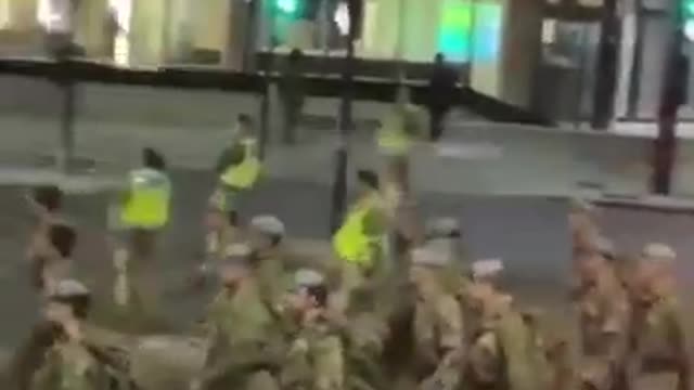 London - Troop Deployment on British Soil