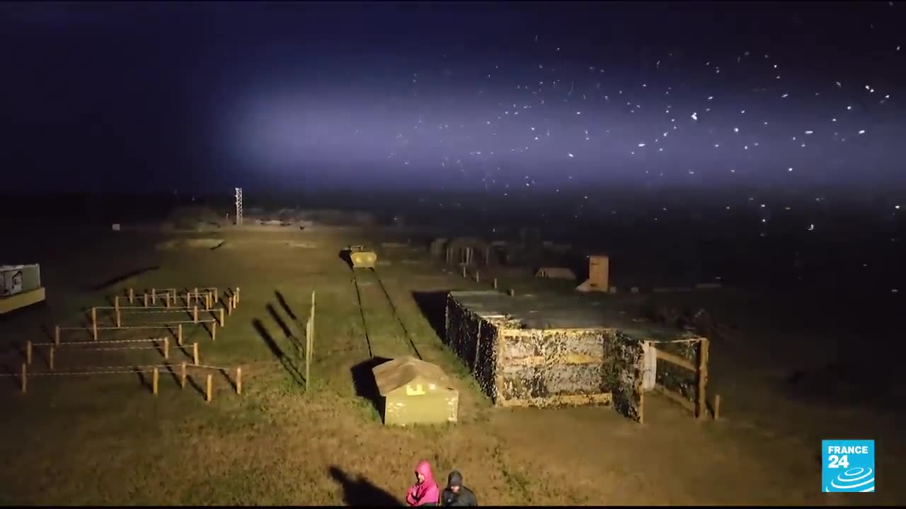 Ukraine NGO Provides Searchlight to detect Russian Missile Attack.