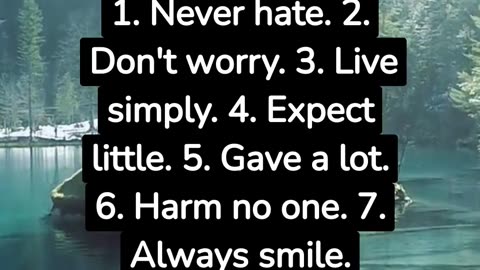 7-rules-for-a-happy-life