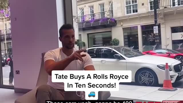 ANDREW TATE BUYS A ROLLS ROYCE!!
