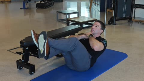 Sit Ups - legs elevated