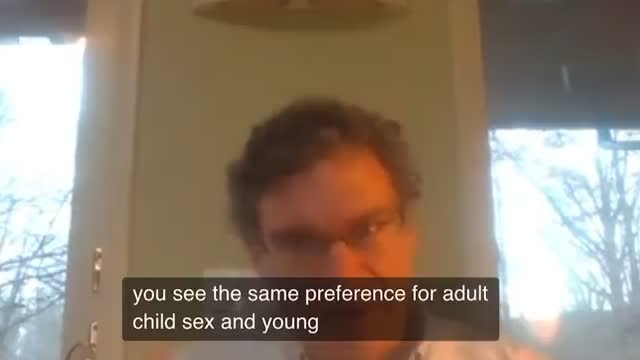 Professor talks about how it might be good to have sex with kids