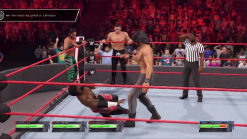 wwe2k22 myrise walkthrough part 20 3 0n 1 tag