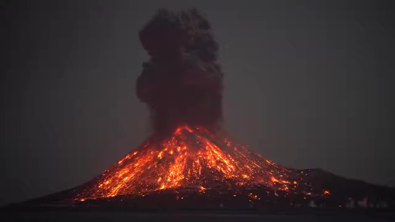 Amazing Live Volcano Eruption