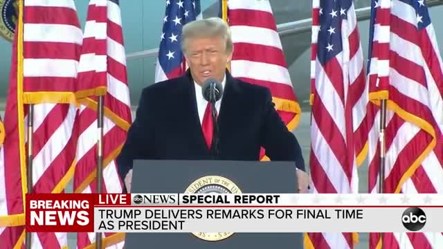 Pres_Trump Farewell Speech 2021