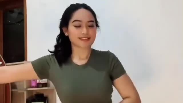 beautiful woman dancing