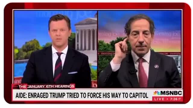 Jamie Raskin Disappears After Speaking of Cassidy Hutchinson’s Credibility