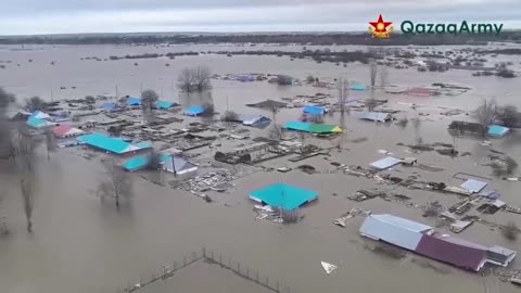 Heavy Spring Floods In Aktobe Region, Kazakhstan