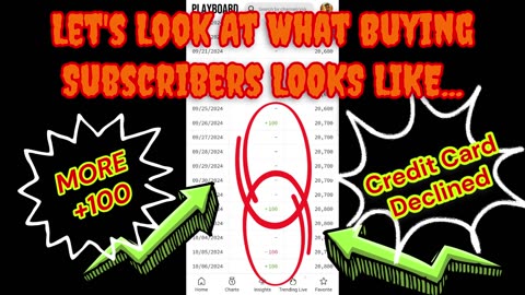 What Buying Subscribers Looks Like ☢️ 🐝 🔨 ☢️