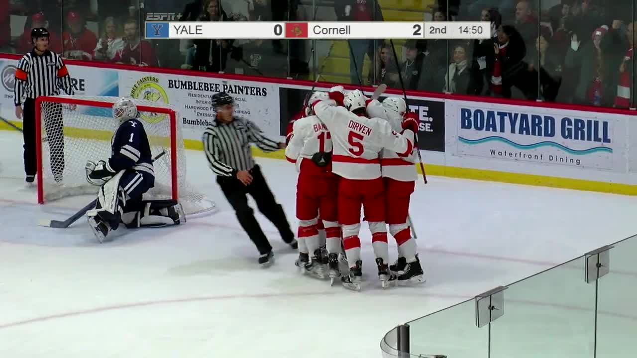 Highlights: Cornell Men's Ice Hockey vs Yale - 11/18/22