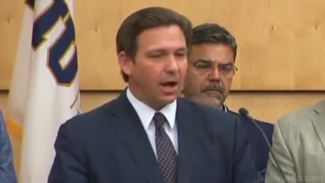 Gov Ron DeSantis talks about new Florida law to attack big tech de-platforming.