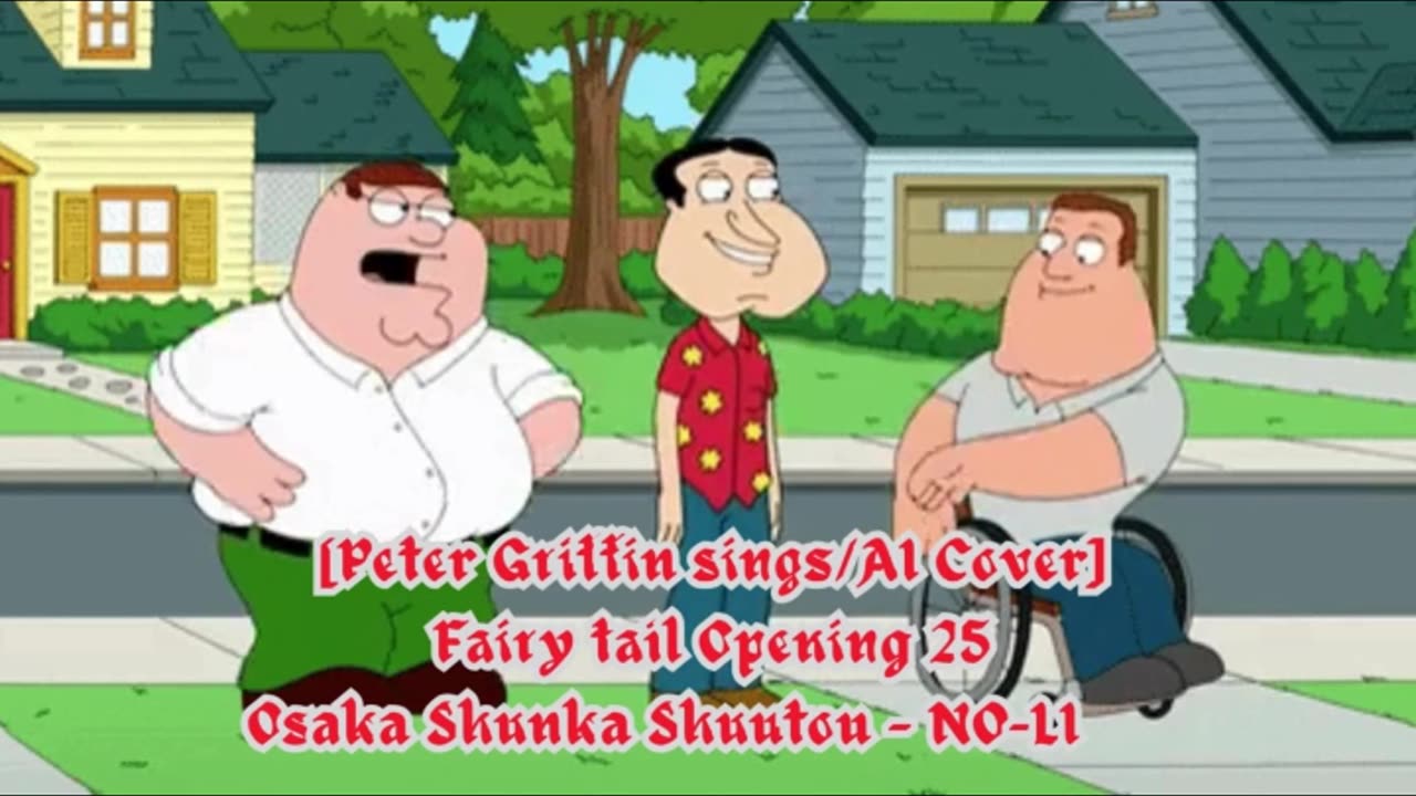 [Peter Griffin sings/AI Cover] Fairy tail Opening 25 | Osaka Shunka Shuutou - NO-LIMIT