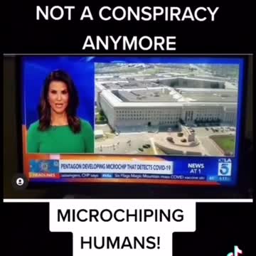 Pentagon has developed a microchip for under the skin that can detect CoVid. MARK OF THE BEAST.