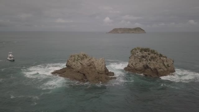 Costa Rica Island Drone Footage