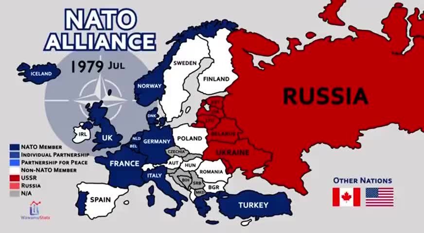 NATO Alliance Expansion From 1949 To Present