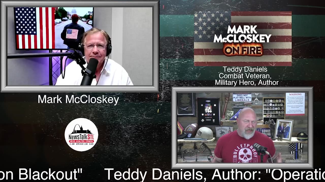 Mark McCloskey On Fire - Combat Veteran, Teddy Daniels