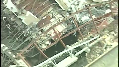 August 29, 2005 Helicopter View of Damage- Day After Hurricane Katrina Biloxi, Pascagoula MS