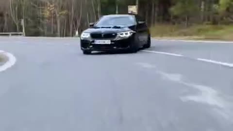 BMW luxury car drift