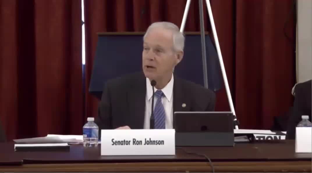 COVID-19 - A Second Opinion (1 of 29) - Sen. Ron Johnson - Opening Remarks