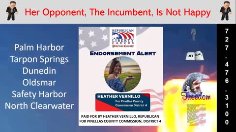 Heather Vernillo, Pinellas County Commission Candidate Endorsed by Republican Liberty Caucus