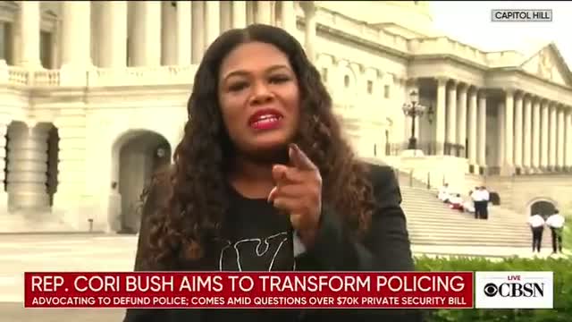 HYPOCRITE Cori Bush Says She Deserves Private Security and Also That We Should Defund Police