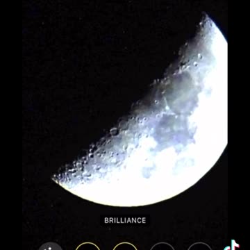 The moon is transparent.