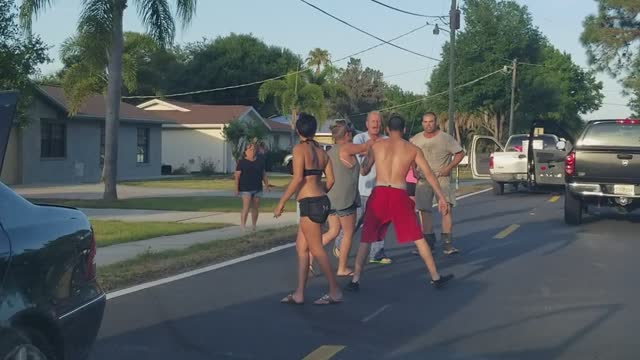 Road Rage Street Fight