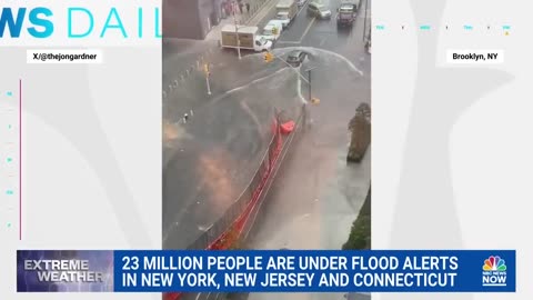 New york facing heavy rain.