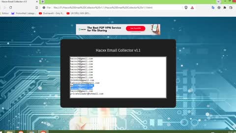 Hacxx Email Collector v1.1