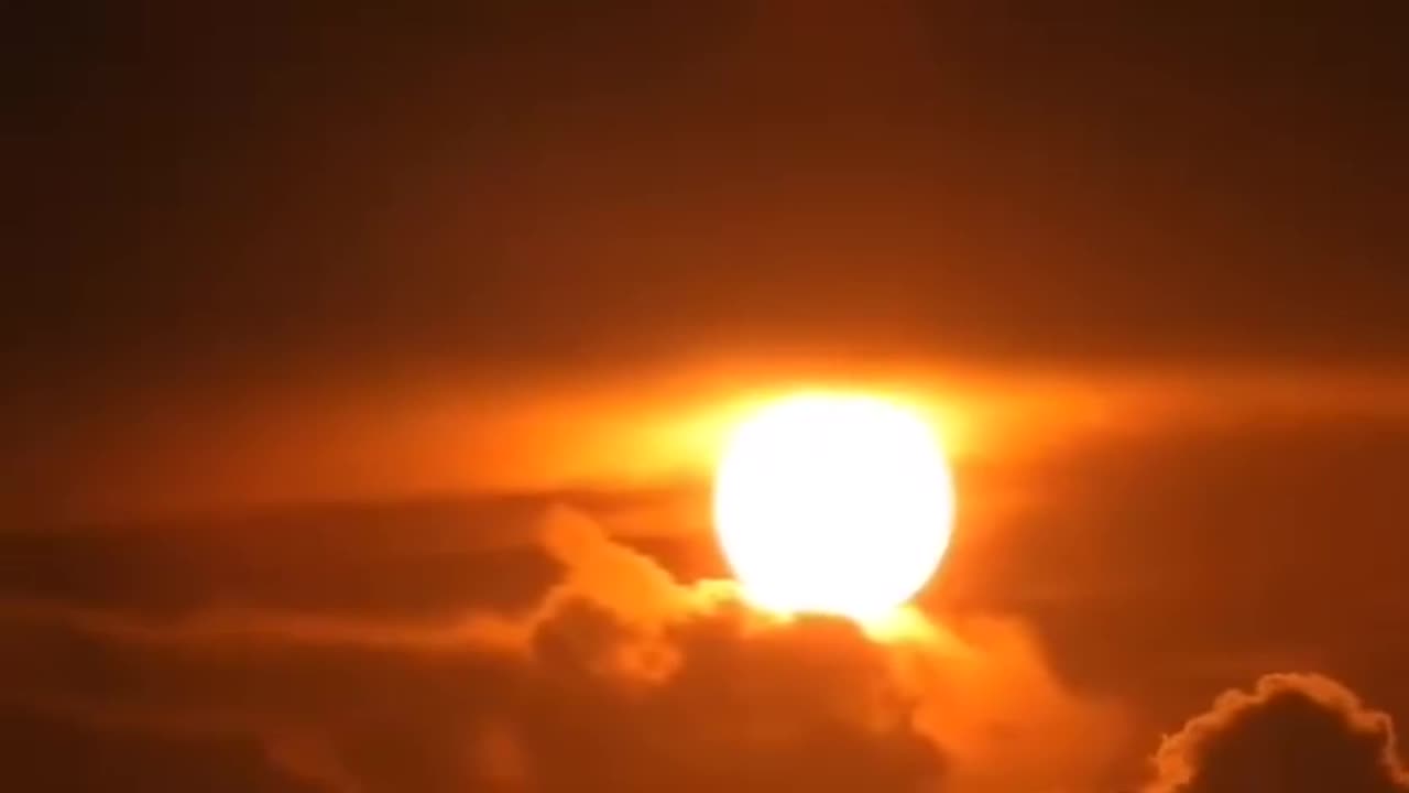 Our SUN in the CLOUDS - Another Flat Earth Proof - As Described in the Bible