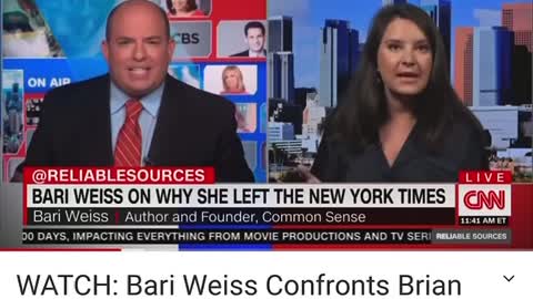 Condensed Clip Bari Weiss and Brian Stelter