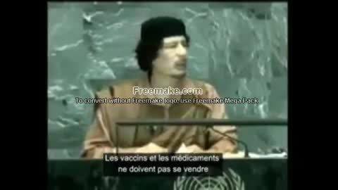 Gaddafi - they will create the virus