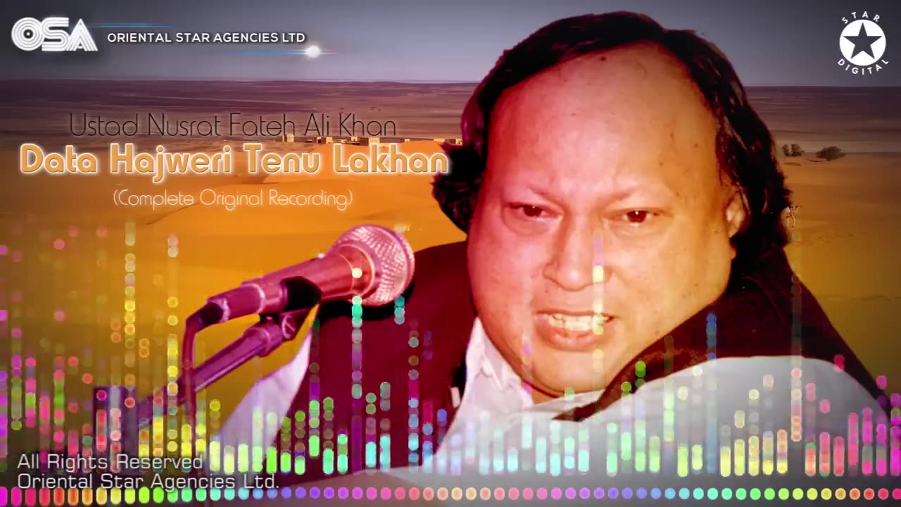 Data Hajweri Tenu Lakhan | Ustad Nusrat Fateh Ali Khan | official complete version | OSA Worldwide