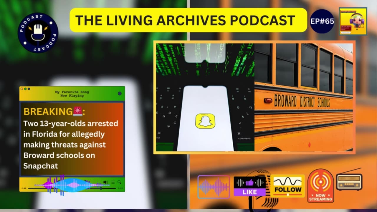 BREAKING🚨: Two 13-year-olds arrested in Florida for making threats against schools on Snapchat