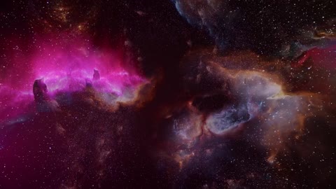 Intergalactic journey through nebulae