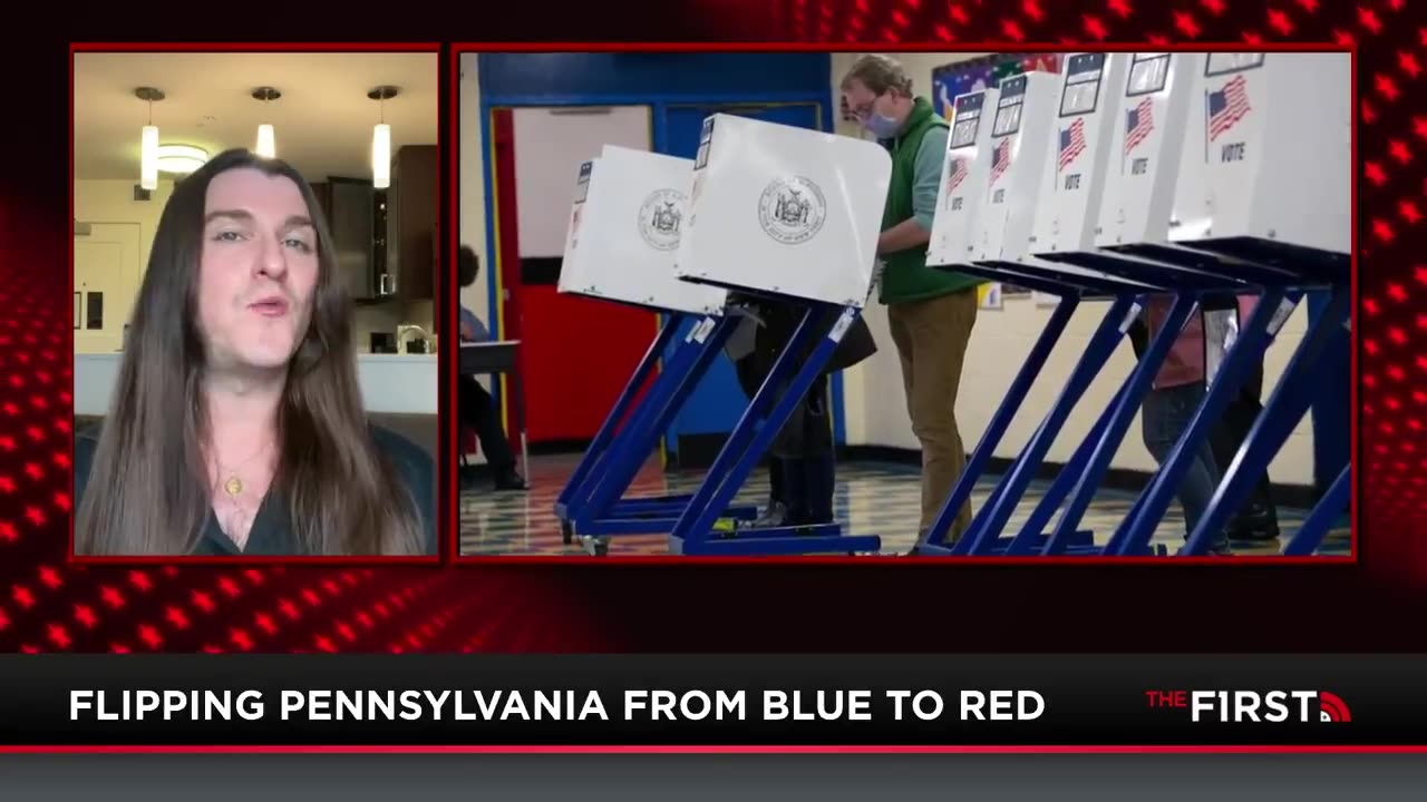 Major Pennsylvania county FLIPS to RED