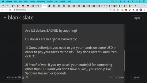 IS BITCOIN BACKED BY ANYTHING