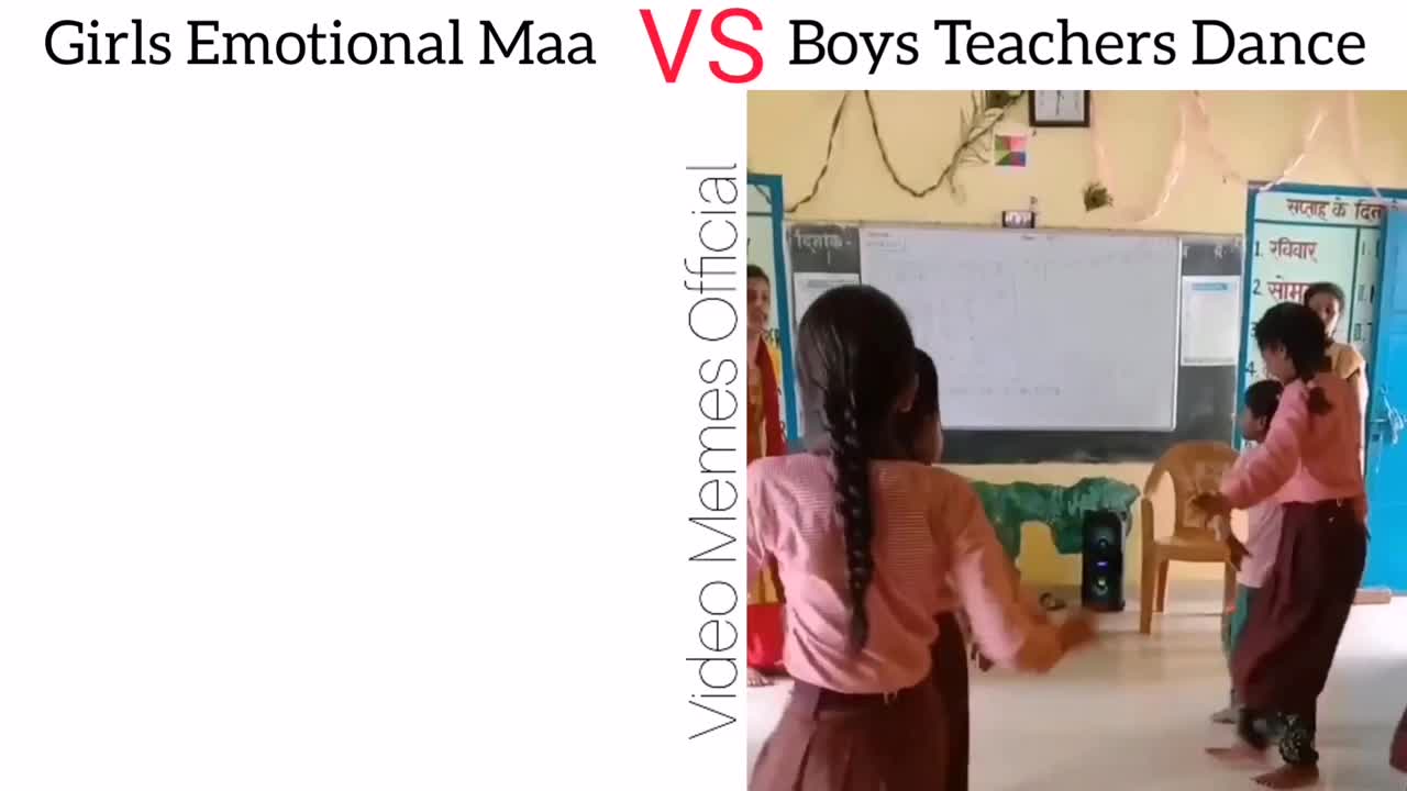 aa VS Boys Teachers Dance _ Funny Memes Video #memes #girlvsboy #funny