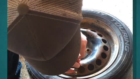 changing A tire at home