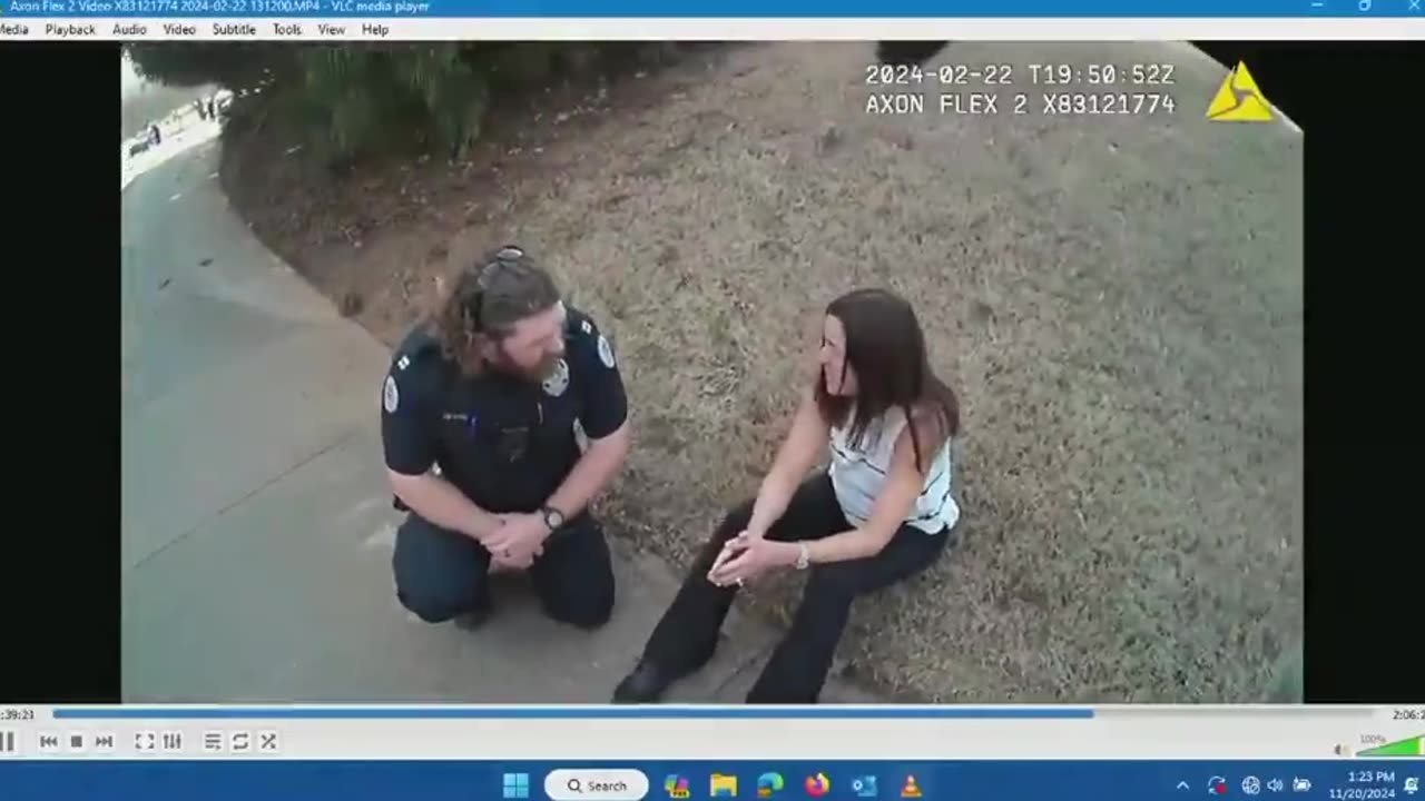 Body cam footage of Laken Riley's "notification"