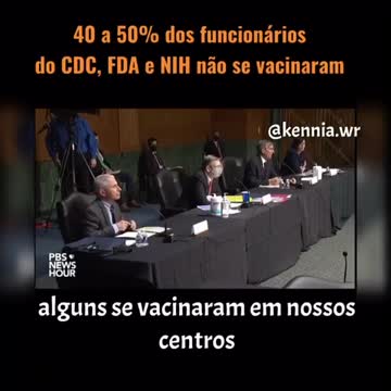 Metade dos agentes de saúde e militares dos EUA rejeitam vacinas!