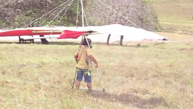 Hang gliding