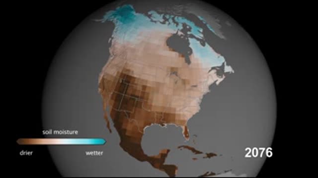 Megadrought NASA in western usa