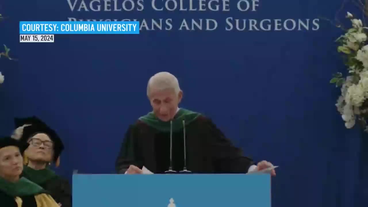 On May 15, Dr. Fauci delivered a commencement speech