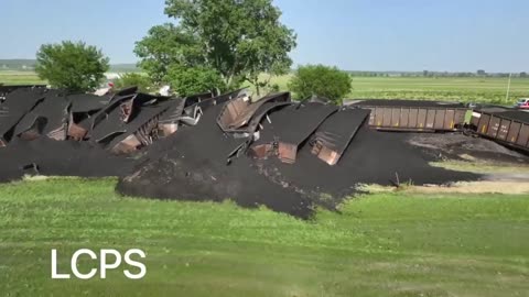 Kansas… Amid an energy crisis, a train carrying coal derails… coincidence